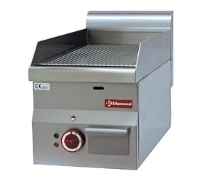 Diamond Elektrische braadplaat met geribde plaat -top-