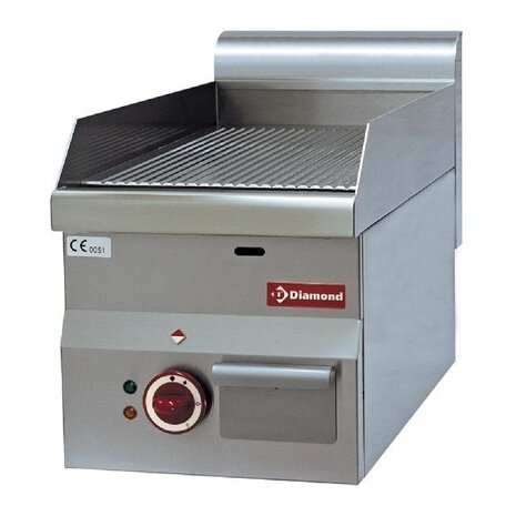 Diamond Elektrische braadplaat met geribde plaat -top- | E60/PR3T Diamond Elektrische braadplaat met geribde plaat -top- | E60/PR3T