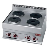 Diamond Elektrisch fornuis 4 ronde kookplaten -top- Diamond Elektrisch fornuis 4 ronde kookplaten -top-