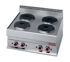 Diamond Elektrisch fornuis 4 ronde kookplaten -top-