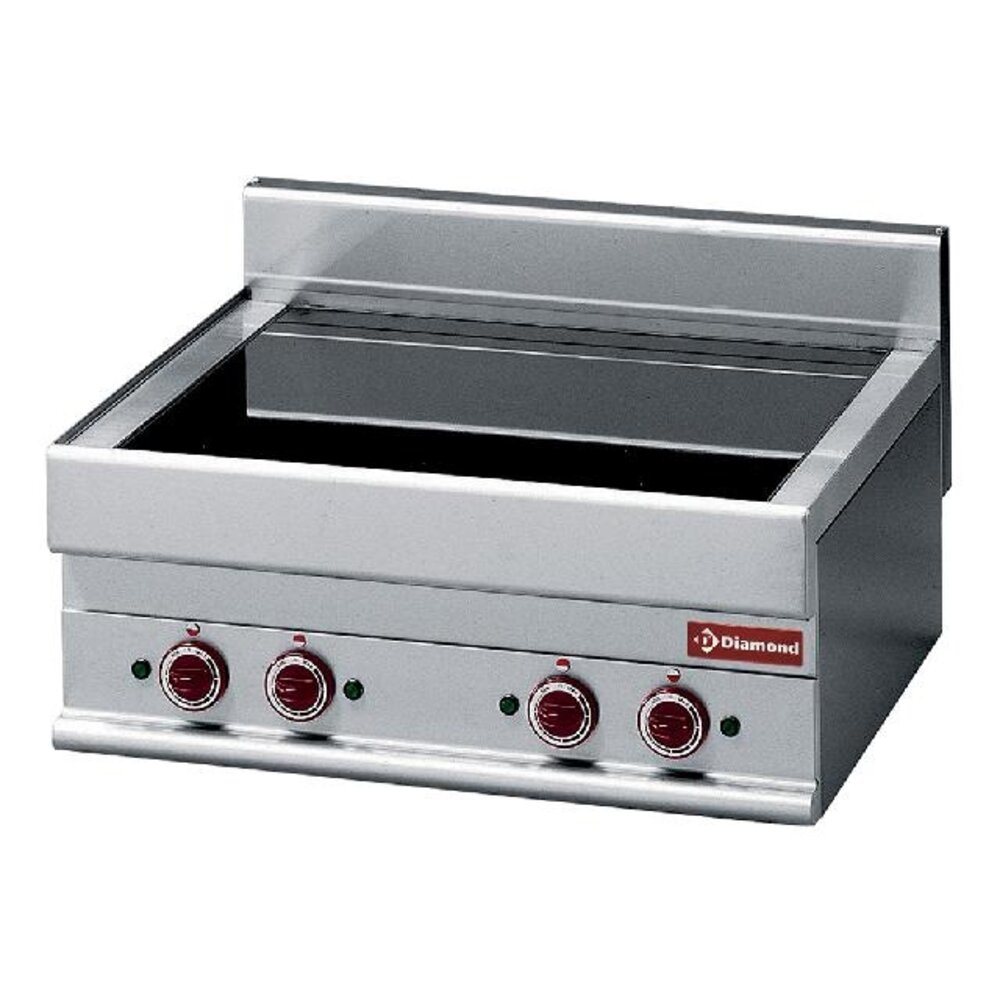 Diamond Elektrische vitrokeramische plaat met 4 kookzones -top- | E65/4VC7T Diamond Elektrische vitrokeramische plaat met 4 kookzones -top- | E65/4VC7T