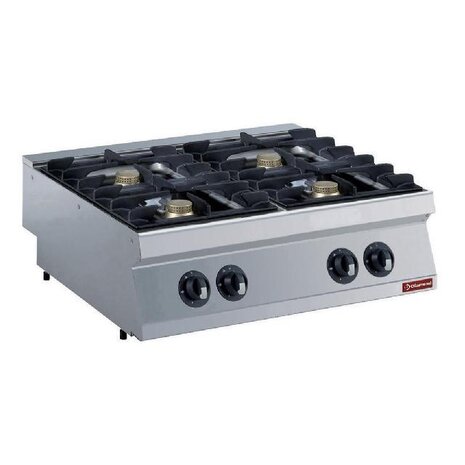 Diamond Gasfornuis met 4 vuren, 4x 5,5 kw -top- | G17/4F8T-N Diamond Gasfornuis met 4 vuren, 4x 5,5 kw -top- | G17/4F8T-N