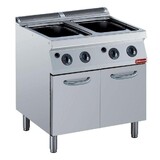 Diamond Pastakoker op gas, 2x 24,5 liter, op kast (zonder manden)