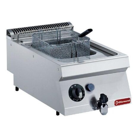 Diamond Gasfriteuse, kuip in y 7 liter, buitenkant branders -top- | G17/F74T-N Diamond Gasfriteuse, kuip in y 7 liter, buitenkant branders -top- | G17/F74T-N