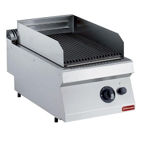 Diamond Gas lavasteengrill, rooster in gietijzer 1 2 mod. -top- | G17/GPL4T-NG Diamond Gas lavasteengrill, rooster in gietijzer 1 2 mod. -top- | G17/GPL4T-NG