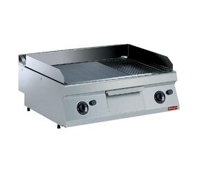 Diamond Kookplaat op gas, 2 3 vlak, 1 3 geribt -top-