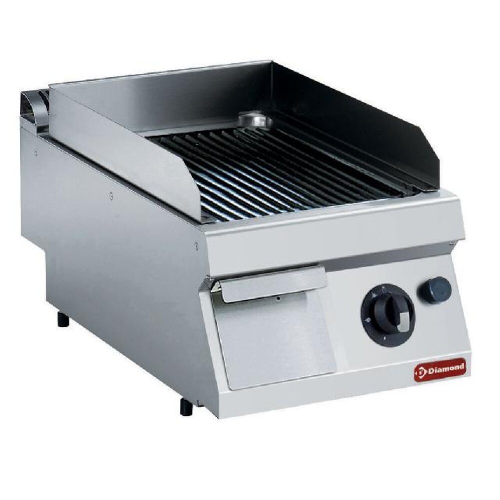 Diamond Kookplaat op gas, geribt -top- | G17/PR4T-N Diamond Kookplaat op gas, geribt -top- | G17/PR4T-N