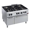Diamond Gasformuis 6 branders, gasoven gn 2 1, armoire neutre | G22/6BFA12-N Diamond Gasformuis 6 branders, gasoven gn 2 1, armoire neutre | G22/6BFA12-N