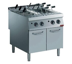 Diamond Pastakoker gas, 2 kuipen gn 1 1, op meubel (zonder korven) Diamond Pastakoker gas, 2 kuipen gn 1 1, op meubel (zonder korven)