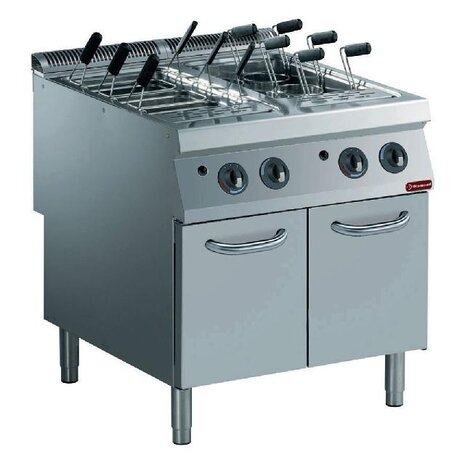 Diamond Pastakoker gas, 2 kuipen gn 1 1, op meubel (zonder korven) | G22/CPA8-N Diamond Pastakoker gas, 2 kuipen gn 1 1, op meubel (zonder korven) | G22/CPA8-N