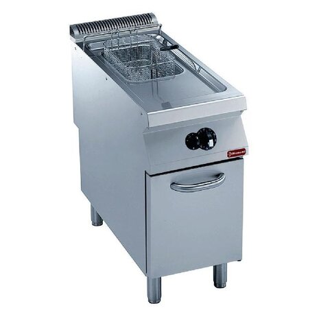 Diamond Gasfriteuse 1 kuip  y  15 liter, buitenkant branders, op meubel | G22/F15A4-N