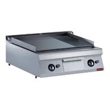 Diamond Bakplaat op gas, 2 3 vlak en 1 3 geribd -top-