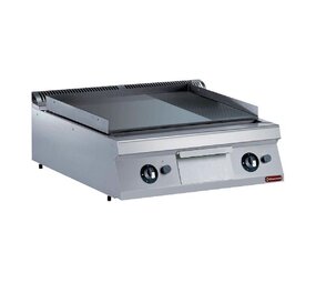 Diamond Bakplaat op gas, 2 3 vlak en 1 3 geribd -top- Diamond Bakplaat op gas, 2 3 vlak en 1 3 geribd -top-