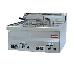 Diamond Gasfriteuse, 2 kuipen 8 liter -top- Diamond Gasfriteuse, 2 kuipen 8 liter -top-