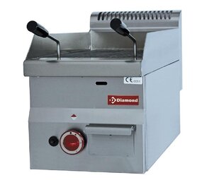 Diamond Lavasteengril op gas met braadrooster in gietijzer -top- Diamond Lavasteengril op gas met braadrooster in gietijzer -top-