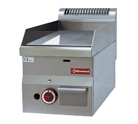 Diamond Braadplaat op gas met vlakke plaat chroom -top- Diamond Braadplaat op gas met vlakke plaat chroom -top-