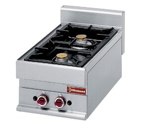 Diamond Gasfornuis 2 branders -top- Diamond Gasfornuis 2 branders -top-
