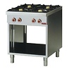 Diamond Fornuis met 4 branders, op open kast | G65/4BP7-EC Diamond Fornuis met 4 branders, op open kast | G65/4BP7-EC