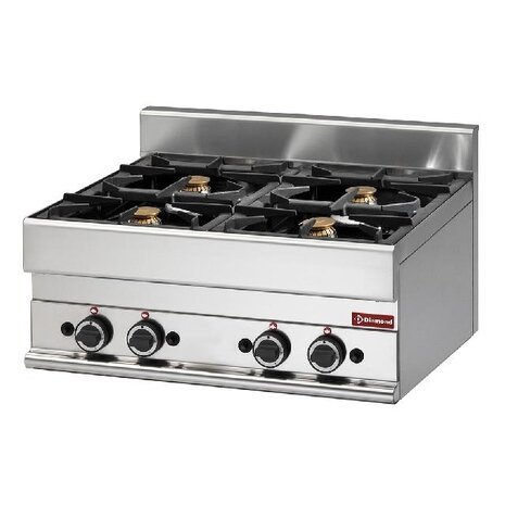 Diamond Gasfornuis 4 branders -top- | G65/4F7T Diamond Gasfornuis 4 branders -top- | G65/4F7T