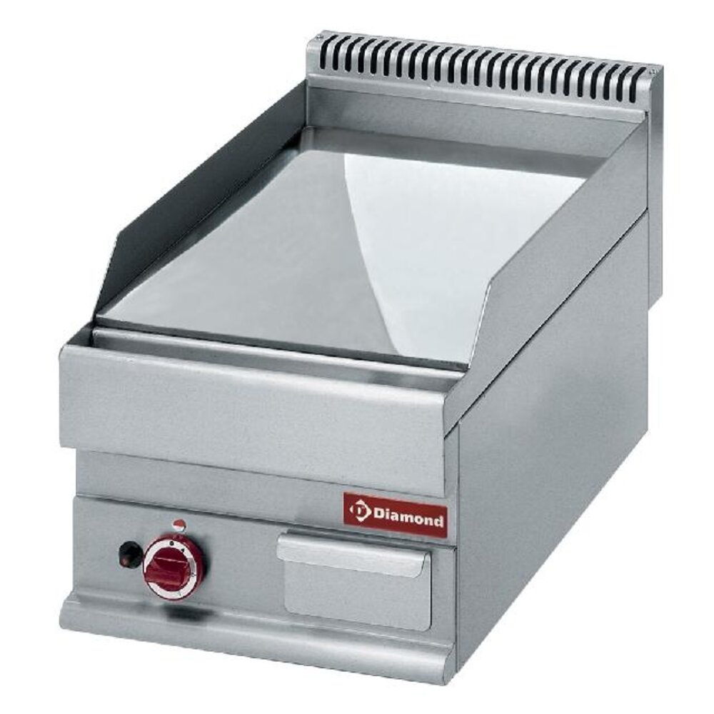 Diamond Braadplaat op gas, vlakke plaat -top- verchroomd hard 50 µm | G65/PLCD4T Diamond Braadplaat op gas, vlakke plaat -top- verchroomd hard 50 µm | G65/PLCD4T