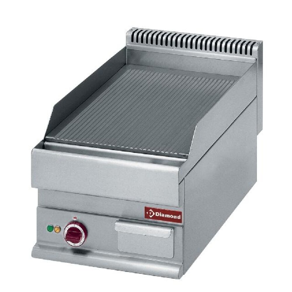 Diamond Braadplaat op gas met geribde plaat -top- | G65/PR4T Diamond Braadplaat op gas met geribde plaat -top- | G65/PR4T