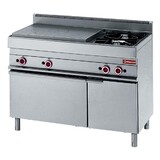 Diamond Fornuis, doorkookplaat, 2 gasbranders, gasoven, neutrale kast