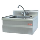 Diamond Spoelbak 400x400xh200 met mengkraan en hevel