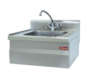 Diamond Spoelbak 400x400xh200 met mengkraan en hevel Diamond Spoelbak 400x400xh200 met mengkraan en hevel