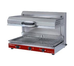 Diamond Vitroceramische salamander, mobiele bovenkant, 3 vuren Diamond Vitroceramische salamander, mobiele bovenkant, 3 vuren