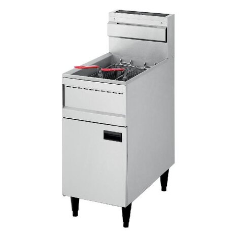 Diamond Gas friteuse  hoog rendement , kuip 23 liter | FGHR-23/N