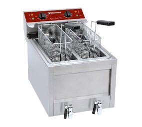 Diamond Electrische friteuse 2 x 8 lit. - top