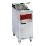 Diamond Electrische friteuse 2x 10 lit. op kast