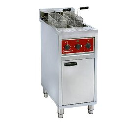 Diamond Electrische friteuse 2x 10 lit. op kast Diamond Electrische friteuse 2x 10 lit. op kast