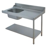 Diamond Inlooptafel met voorwaskuip rechts Diamond Inlooptafel met voorwaskuip rechts