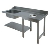 Diamond Inlooptafel met voorwaskuip rechts Diamond Inlooptafel met voorwaskuip rechts