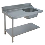 Diamond Inlooptafel met voorwaskuip links Diamond Inlooptafel met voorwaskuip links