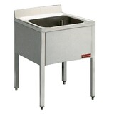 Diamond Spoeltafel met 1 kuip met onderstel