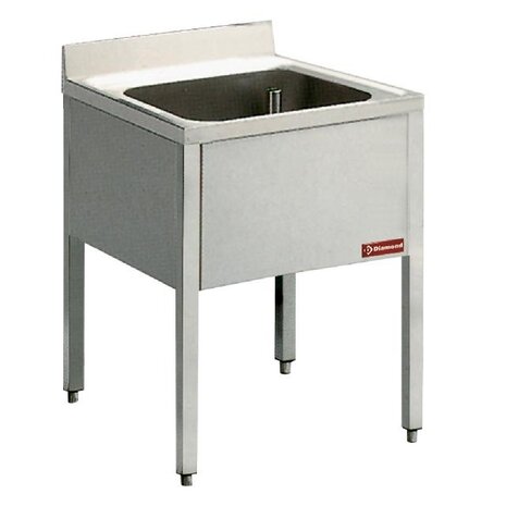 Diamond Spoeltafel met 1 kuip met onderstel | L710-KD Diamond Spoeltafel met 1 kuip met onderstel | L710-KD