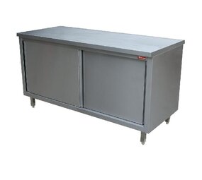 Diamond Neutraal werktafelkast met schuifdeuren