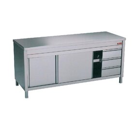 Diamond Neutrale werktafelkasten en 3 rechts laden Diamond Neutrale werktafelkasten en 3 rechts laden