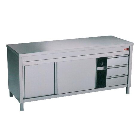 Diamond Neutrale werktafelkasten en 3 rechts laden | TA167CD/M Diamond Neutrale werktafelkasten en 3 rechts laden | TA167CD/M