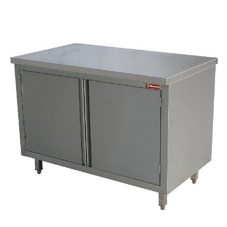 Diamond Werktafel op kast met draaideuren | TA87/B Diamond Werktafel op kast met draaideuren | TA87/B