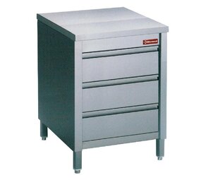 Diamond Werktafelkast met 3 laden