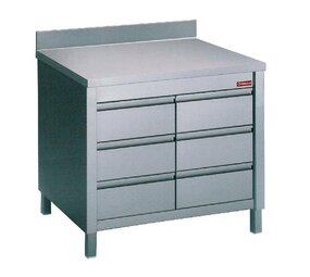 Diamond Werktafelkast met 6 laden