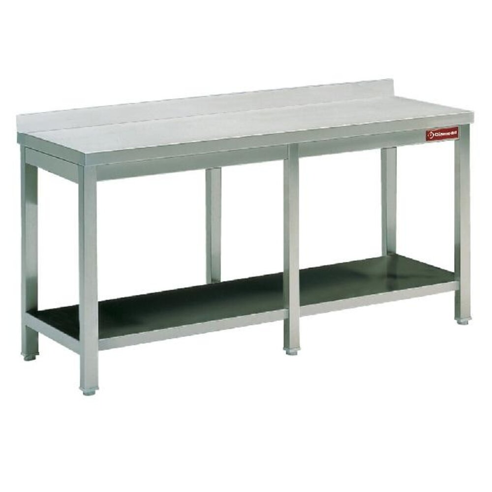 Diamond Werktafel met opstaande rand en bodemblad | TL2471A Diamond Werktafel met opstaande rand en bodemblad | TL2471A