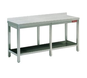 Diamond Werktafel met opstaande rand en bodemblad Diamond Werktafel met opstaande rand en bodemblad