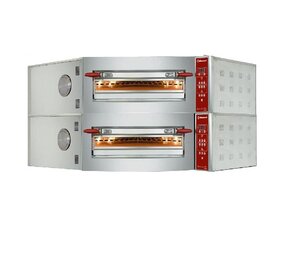 Diamond Elektrische hoekoven, 2 kamers, 2x 8 pizza s Ø 350 mm
