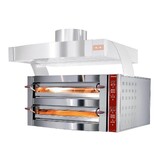 Diamond Elektrischeoven, 2 kamers, 2x 6 pizza s Ø 350 mm
