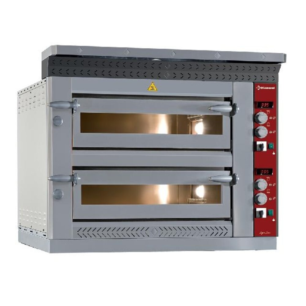 Diamond Elektrische pizzaoven, 2x 4 pizzas Ø 350 mm | LD8/35-N Diamond Elektrische pizzaoven, 2x 4 pizzas Ø 350 mm | LD8/35-N