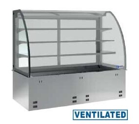 Diamond Kuipelement en gesloten uitstalvitrine 3 niveau s, gekoeld, geventileerd, 4x gn 1 1 (zonder waterdicht eenheid) Diamond Kuipelement en gesloten uitstalvitrine 3 niveau s, gekoeld, geventileerd, 4x gn 1 1 (zonder waterdicht eenheid)